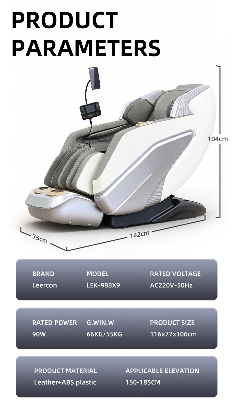 LEK-988X9 5D Zero Gravity Full Body Massage Chair